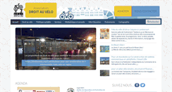 Desktop Screenshot of droitauvelo.org